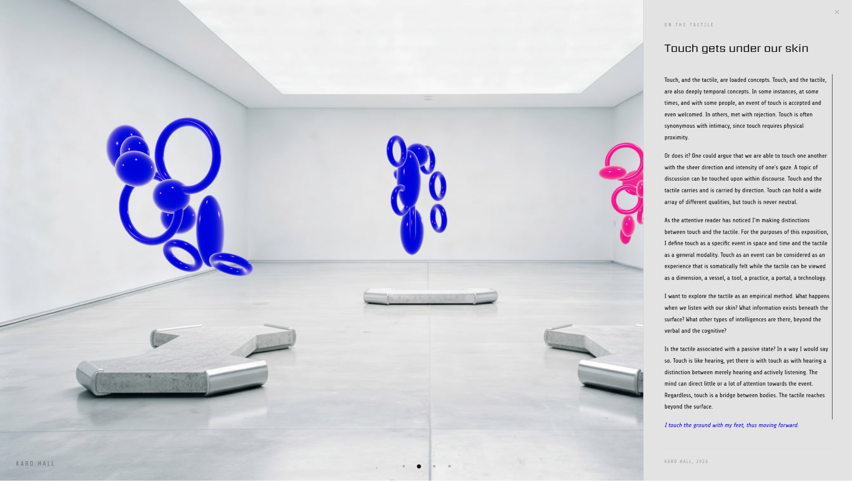 Archaeology of Touch — 3D forms