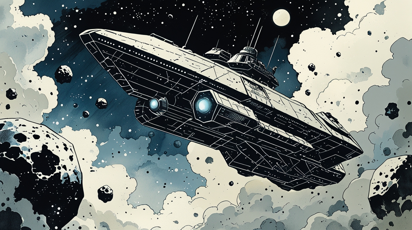 ASS2ROID — spaceship illustration