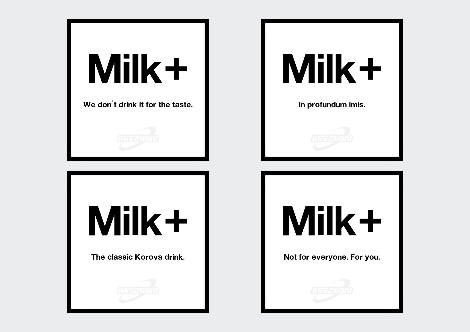 ASS2ROID — Milk+ ad 1