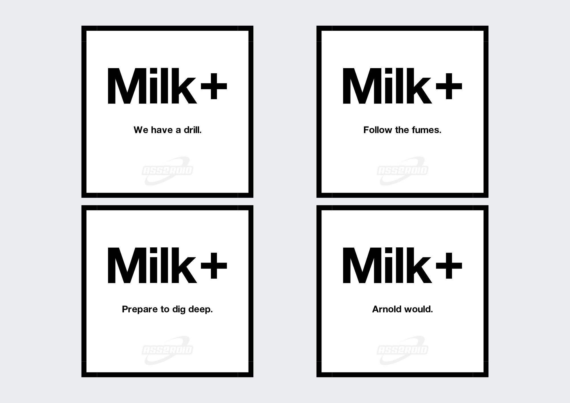 ASS2ROID — Milk+ ad 2